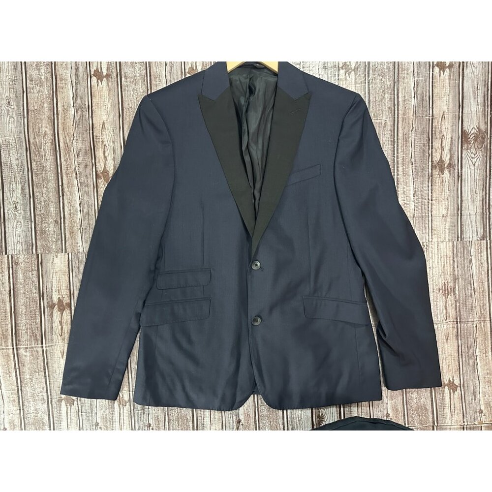 Rag & Bone Tuxedo Blazer jacket Size.40 color navy / black